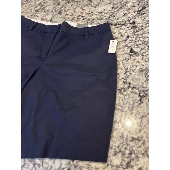 Talbots NWT perfect short 9 1/2 inch women’s size 16p navy - Picture 3 of 11